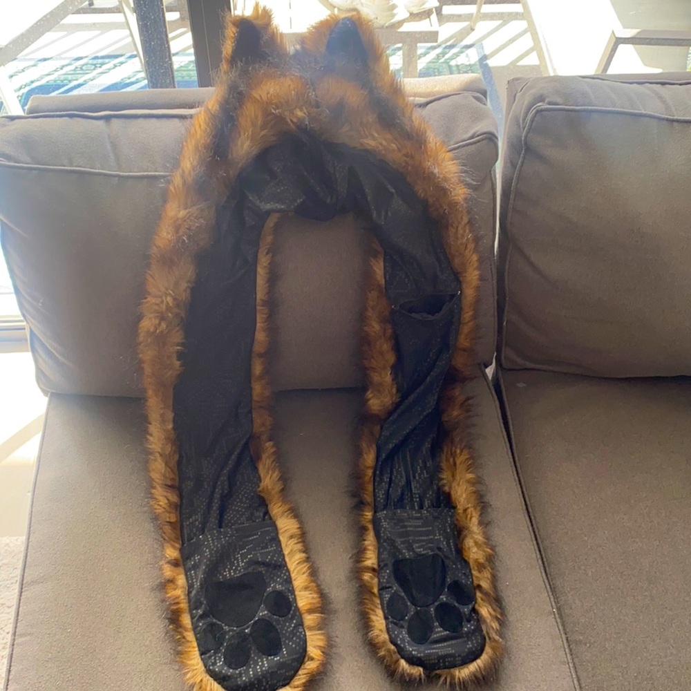 Brown Fox Rave Spirit Hood